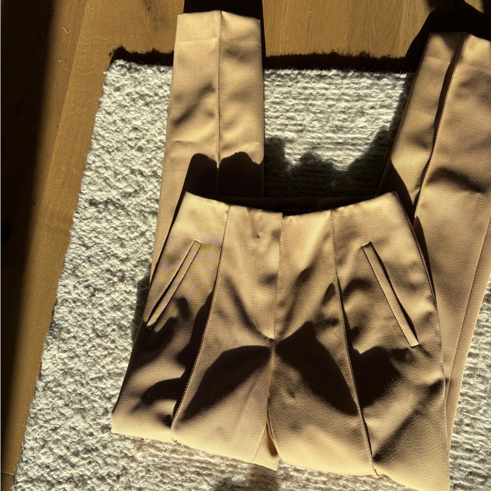 Rejina Pyo Cream Women's Trousers NWOT